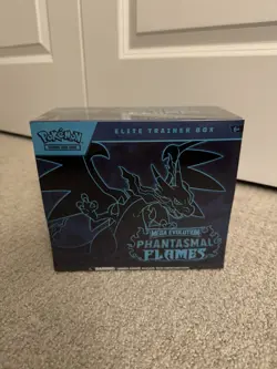 Pokemon TCG - Phantasmal Flames - Elite Trainer Box ETB - New Sealed - In Hand - Image 1