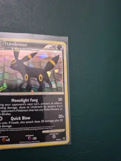 Pokemon Umbreon Holo Rare Undaunted Card #10/90 Stage 1 HP90 English 2010 - Image 3