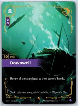 Downwell Foil Epic Spiritforged 147/221 NM Riftbound Card - Image 1