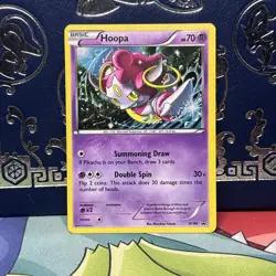 POKEMON PROMO CARD - XY BLACKSTAR PROMO - HOOPA XY90 (HOLO) NM - Image 1