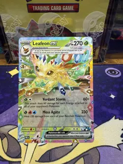 Pokemon TCG Leafeon EX Double Rare Holo Card 006/131 Prismatic Evolutions - Image 1