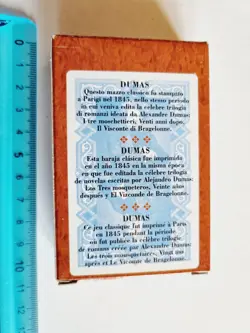 CARTE DA GIOCO DUMAS FRANCE 1800 LO SCARABEO POKER BRIDGE PLAYING CARDS NEW - Image 2