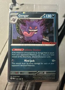 Pokemon Gengar GameStop Promo Card 050/088 Holo NM SEALED Great Center 💎 - Image 1