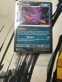 Pokemon Gengar GameStop Promo Card 050/088 Holo NM SEALED Great Center 💎 - Image 3