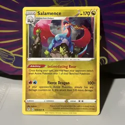 Salamence 109/203 NM Holo Rare Evolving Skies Near Mint Pokemon TCG Set Card - Image 1