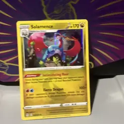 Salamence 109/203 NM Holo Rare Evolving Skies Near Mint Pokemon TCG Set Card - Image 3