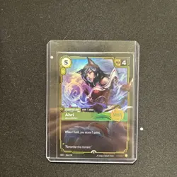 Ahri Alluring (Launch Exclusive) Riftbound Promo Card Foil Holographic NM+ - Image 1