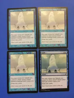 Mtg Gush x4 playset Mercadian Masques DDA Common Instant - Image 1