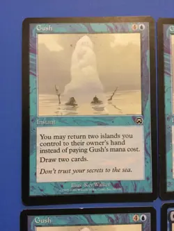 Mtg Gush x4 playset Mercadian Masques DDA Common Instant - Image 2