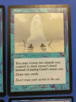 Mtg Gush x4 playset Mercadian Masques DDA Common Instant - Image 3