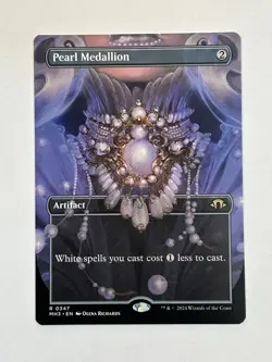 MTG Pearl Medallion Borderless MH3 347 Nonfoil R Lightly Played - Image 1