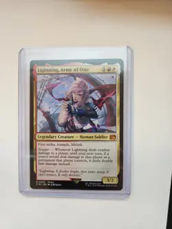 Lighting, Army Of One Mythic Rare M 0233 Final Fantasy Magic: The Gathering FIN - Image 1