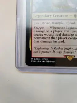 Lighting, Army Of One Mythic Rare M 0233 Final Fantasy Magic: The Gathering FIN - Image 5