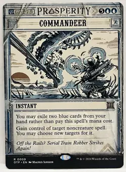 Commandeer - #9-MTG-Outlaws of Thunder Junction: Breaking News (OTP)-Regular-NM - Image 1