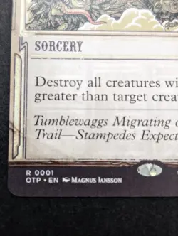 🧙🎯Magic the Gathering Fell the Mighty Showcase Outlaws Of Thunder Junction NM - Image 2