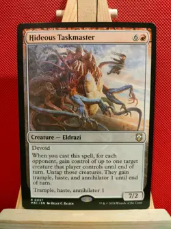 Hideous Taskmaster - Modern Horizons 3 Commander - NM - Rare - MTG - Image 1