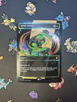 Super Combo - Surge Foil - Sorcery - Borderless Teenage Mutant Ninja Turtles MTG - Image 1