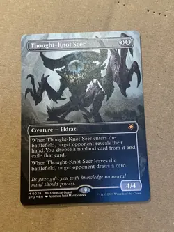 MAGIC Gathering MODERN HORIZONS 3 unplayed mint THOUGHT-KNOT SEER special guest - Image 1