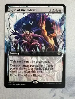 Rise of the Eldrazi Commander Masters Reg. ext. Art Sorcery Colorless 749 MTG NM - Image 1