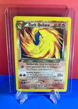 Dark Quilava Pokemon TCG Neo Destiny 39/105 1st EDITION 2002 WotC Vintage - Image 1