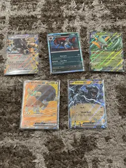 5 Lot Pokemon Cards From Unovo Heavy Hitter Pack, Read Description For Lot List! - Image 1