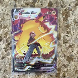Pokemon TCG Pikachu VMAX Promo Holo SWSH: Sword & Shield SWSH062 English - Image 1