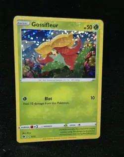 2022 Pokemon Gossifleur McDonald's Promo Holo Card 3/15 HOLO BLEED ERROR - Image 1
