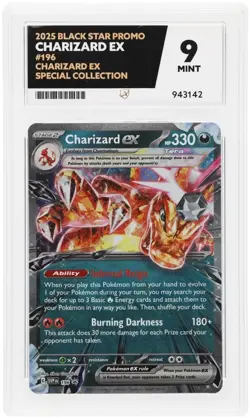 Charizard ex Promo SV196 Charizard EX Special Collection ACE 9 Mint Pokemon - Image 1