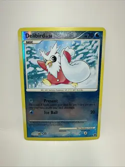 Pokemon Card - Delibird Great Encounters 36/106 Uncommon Reverse Holo - Image 1