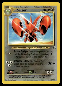 Scyther #29 - Rare - Pokemon Fire Red & Leaf Green - LP - Image 1