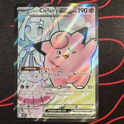 Lillie's Clefairy ex 173/159 Ultra Rare Journey Together Pokemon Near Mint - Image 1