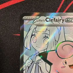 Lillie's Clefairy ex 173/159 Ultra Rare Journey Together Pokemon Near Mint - Image 2