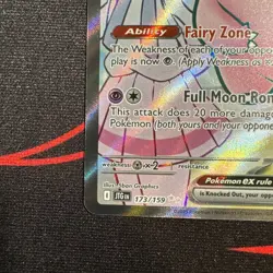 Lillie's Clefairy ex 173/159 Ultra Rare Journey Together Pokemon Near Mint - Image 4