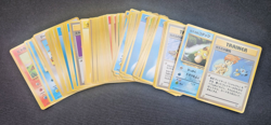 Japanese Pokemon TCG Base Set Starter Deck 1996-1998 Nintendo Open & Incomplete - Image 3