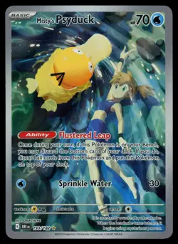Misty's Psyduck 193/182 - Pokemon Destined Rivals - Illustration Rare (NM) - Image 1