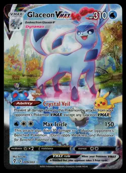 Glaceon VMAX 209/203 - Pokemon Evolving Skies - Secret Rare (NM) - Image 1