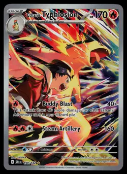 Ethan's Typhlosion 190/182 - Pokemon Destined Rivals - Illustration Rare (NM) - Image 1