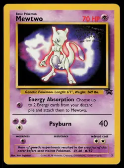Mewtwo 3 - Pokemon Wizards Black Star Promos (NM) - Image 1