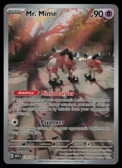 Mr. Mime 179/165 - Pokemon 151 - Illustration Rare (NM) - Image 1