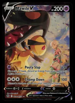 Mawile V TG17/TG30 - Pokemon Silver Tempest Trainer Gallery - Holo Rare V (NM) - Image 1