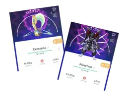 Pokemon Go Acc || Guaranteed Lucky Armor Mewtwo, Shiny Cresselia - Image 1