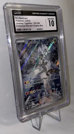 2025 Pokemon Journey Together N’s Reshiram 167/159 CGC 10 GEM MINT Stamped - Image 4