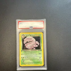 Pokemon 2000 Team Rocket Dark Weezing 14/82 1st Edition Holo PSA 9 - Image 2