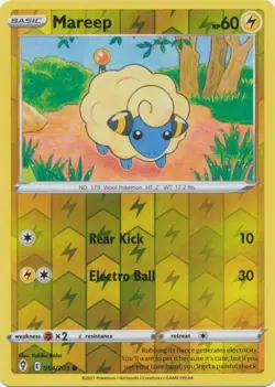 Pokemon - MAREEP 054/203 - Reverse Holo - Evolving Skies - Near Mint - Image 1
