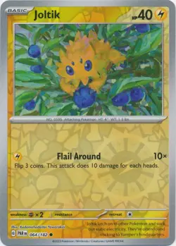 Joltik Paradox Rift 064/182 Reverse Holo Common 2023 Pokemon TCG Near Mint - Image 1