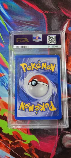 1999 Pokemon Fossil Aerodactyl Holo Prerelease Cosmos PSA 7 - Image 3