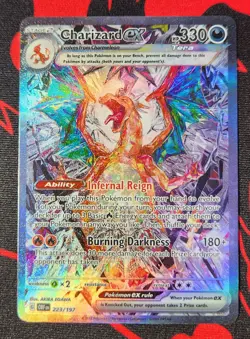 Charizard 223/197 SIR OBF Obsidian Flames Special Illustration Rare Pokemon LP - Image 1