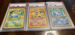 2021 Pokemon Celebrations Card Lot Charizard,Blastoise,Venusaur all PSA 10 - Image 1