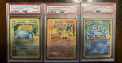 2021 Pokemon Celebrations Card Lot Charizard,Blastoise,Venusaur all PSA 10 - Image 3