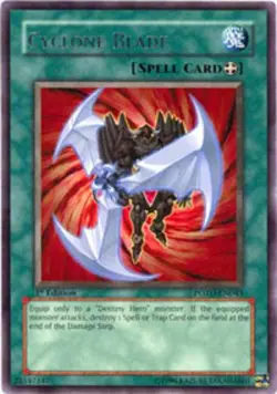 Cyclone Blade - POTD-EN043 - Rare - 1st Edition - Lightly Played - Image 1